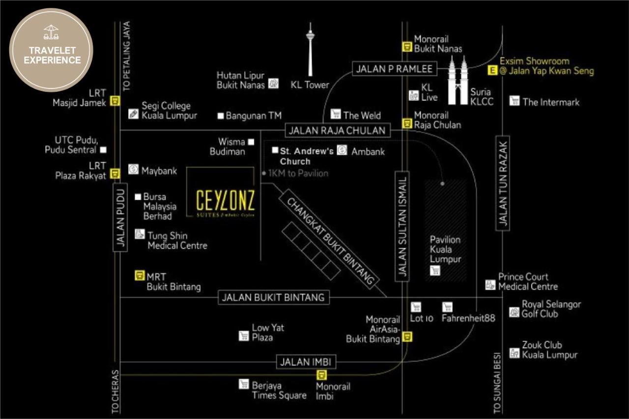 Ceylonz Suite Klcc, Travelet Kuala Lumpur Exteriér fotografie